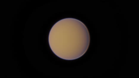 Titán-En-órbita,-La-Extraña-Luna-Alienígena-Del-Planeta-Saturno
