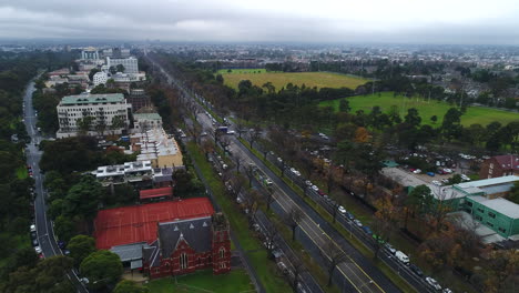 Follow-Melbourne-tram-with-stunning-drone-aerial