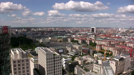 Long-aerial-view-over-Berlin-in-summer,-Germany-1