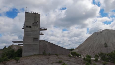 Abandoned-futuristic-industrial-building-in-Gotland
