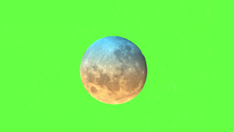 Colourful-Full-Moon-Animation-Setting-On-Green-Screen