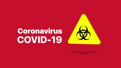 Covid-19-Coronavirus-Biohazard-Zeichen-Rotiert-In-3d