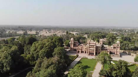 Aerial-Shot-Of-Faiz-Mahal-Palace-in-Khairpur-In-Pakistan