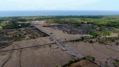 Quarry-for-sand-mining-in-Bali-island-with
