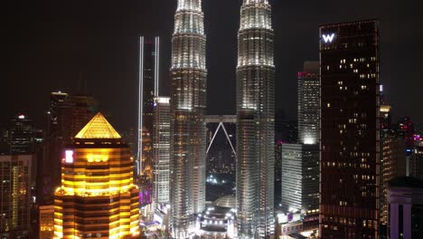 Aerial-night-view-of-KLCC-or-Petronas-Towers