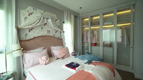 Rosa-Mar-Tema-Dormitorio-Diseño-De-Interiores-Nadie