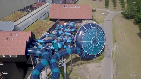 Aerial-view-of-the-slides-in-the-water