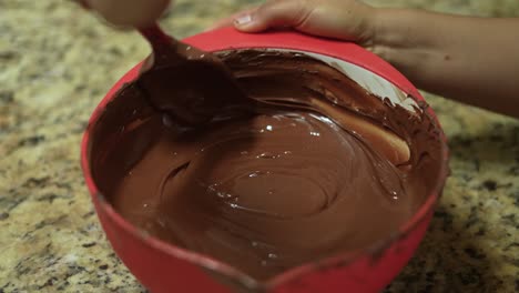 bowl-with-melted-chocolate-Confectioner-prepare-premium-hand-crafted