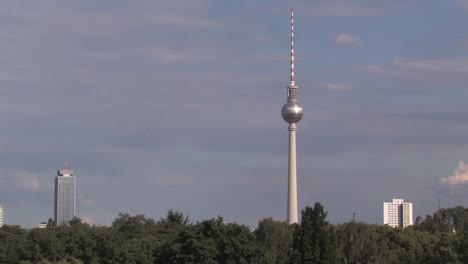 Panorama-De-Berlín-Con-Torre-De-Tv,-Alemania
