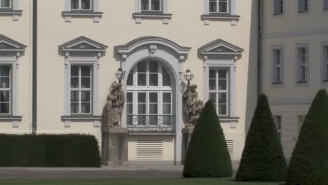Plano-Medio-De-Schloss-Bellevue,-Palacio-De-Bellevue-En-Berlín,-Alemania