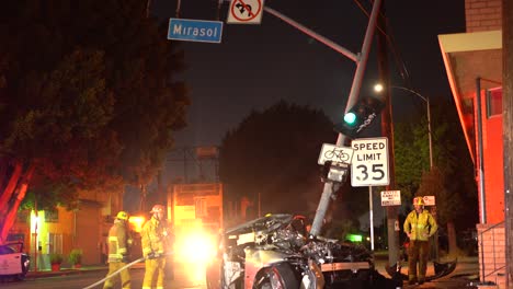 Car-Crash-into-Traffic-pole