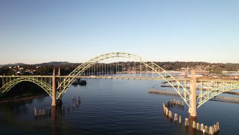 Classic-s-Steel-Bridge-on-Highway-in-Newport