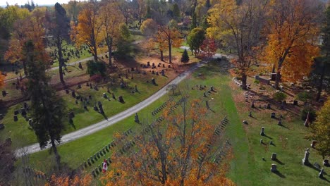 Aerial-view-of-a-military-cemetery