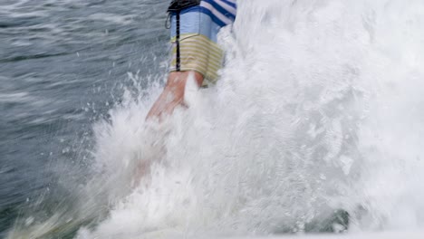 Waves-splashing-on-wakeboard