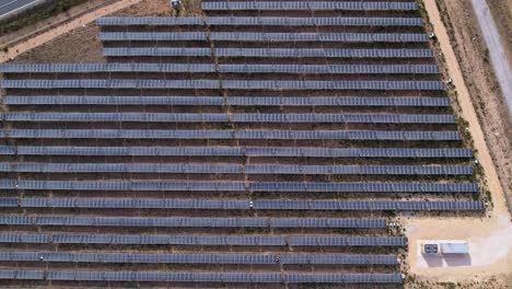 Top-view-on-large-solar-panel-field-with