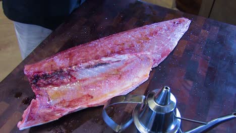 Fish-fillet-being-prepared-in-the-kitchen