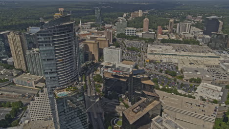 Atlanta-Georgia-Aerial-v692-down-rotating-shot-of-skyscrapers-in-Buckhead-neighborhood---DJI-Inspire-2,-X7,-6k---August-2020