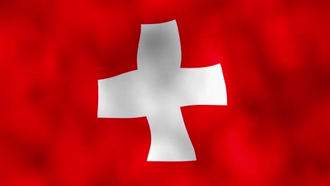 Bandera-Suiza-Ondeando-En-El-Viento