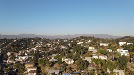 Los-Angeles-Hillside-Homes-Anzeigen-Antenne
