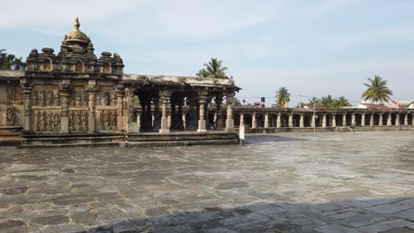 Chennakeshava-temple-in-Belur,-Karnataka,-India