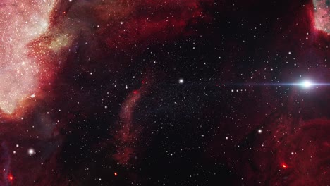 Universo-Con-Nubes-Nebulosas-Moviéndose-En-él