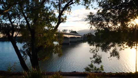 Brücke-über-Den-Fitzroy-River---Sonnenaufgang