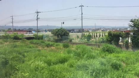 Japanese-farmland-along-the-railway