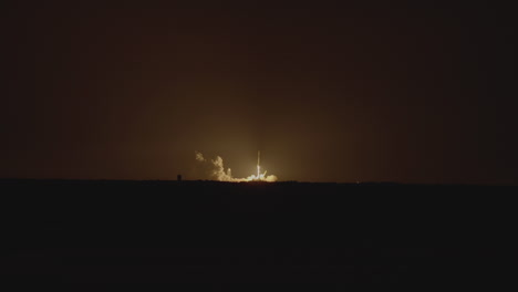 A-shuttle-is-launched-in-the-night