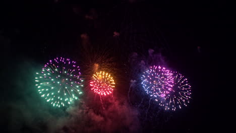 Magical-Colorful-Fireworks-at-Night-Sky