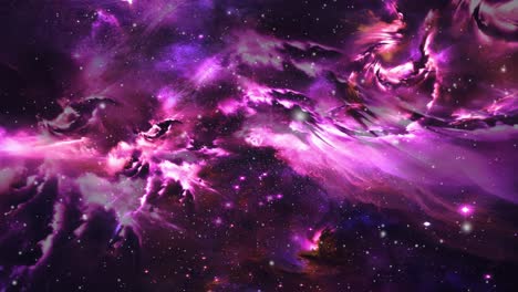 Nubes-Nebulosas-Moviéndose-En-El-Universo-Oscuro