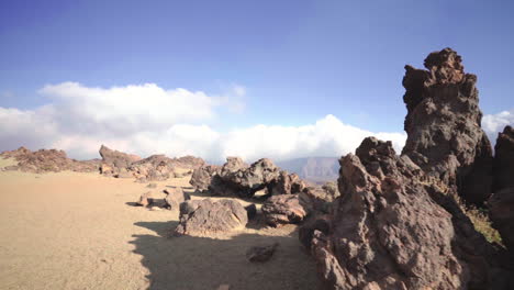 Paisaje-Salvaje-Del-Desierto-En-El-Parque-Nacional-Del-Teide