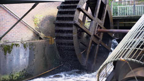 Old-Water-Wheel-Of-Watermill-Spinning-For-Milling