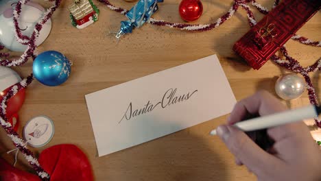 Carta-De-Navidad-Manuscrita-A-Santa-Claus