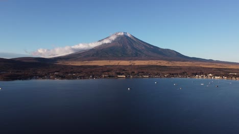 Vista-Aérea-Del-Horizonte-En-Mt.-Fuji