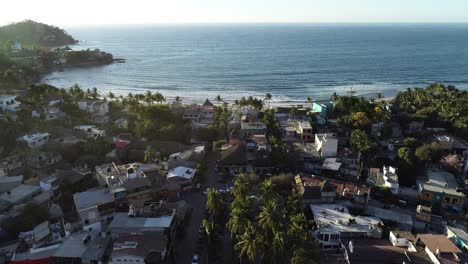Aerial-View-of-Sayulita,-Mexico