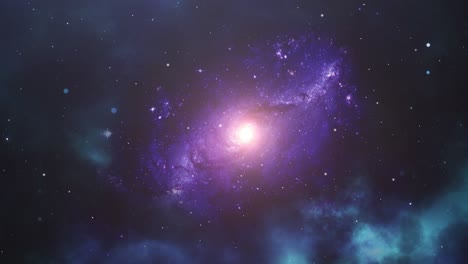 Galaxia-Púrpura-Y-Nubes-Nebulosas