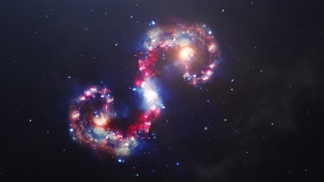 Nebulosa-Colorida-Moviéndose-En-El-Espacio