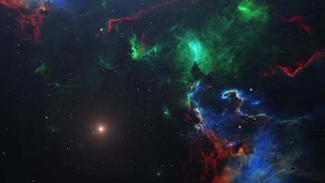 Nebulosa-Del-Espacio-Profundo-Con-Estrellas-4k