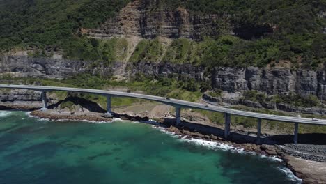 Aerial-shot-of-cliffs-and-road