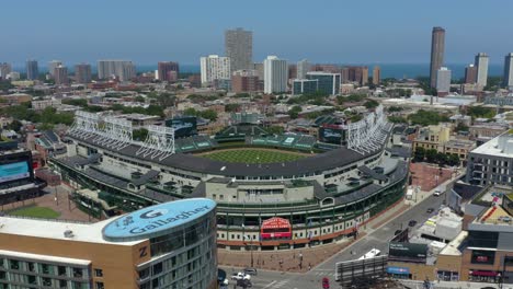 Aerial-View-of-Wrigley-Field-on-Opening-Day-2020