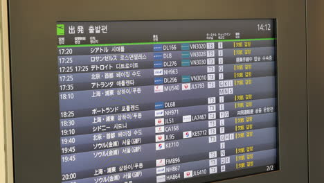 Schedule-of-canceled-flights-displayed-on-display-of-Haneda-Airport