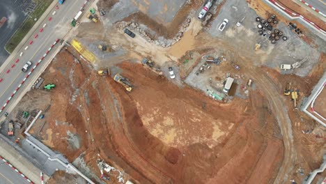 Time-lapse-of-new-event-center-construction-site-in-downtown-Clarksville-Tennessee