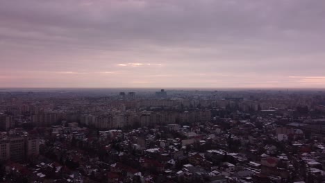 Luftaufnahme-Von-Bukarest-Am-Morgen
