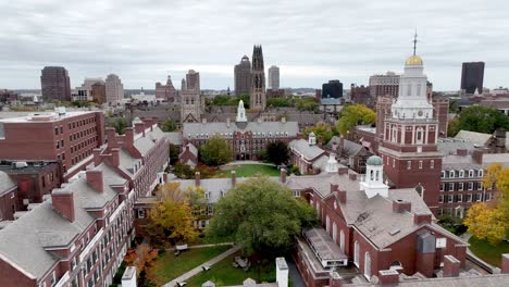 low-aerial-push-yale-university-in-new-haven-connecticut