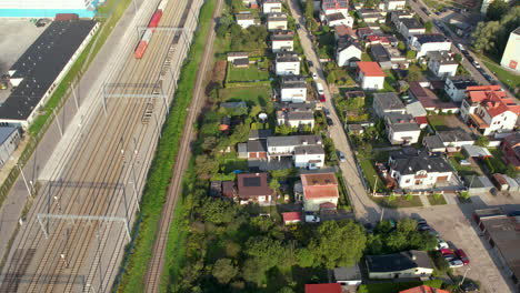 Baltic-Gydnia-downtown-housing-next-to-railway-track
