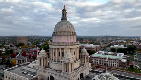 aerial-orbiting-state-capital-in-providence-rhode-island