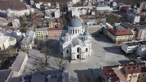 AERIAL:-Rotating-Shot-of-Church-of-St