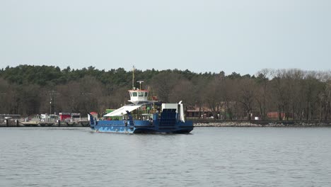 Old-Ferry-Comes-Back-from-Smiltyne-Across-Klaipeda-Canal