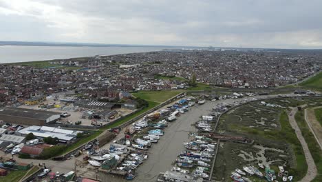 Canvey-island-Oyster-creek-and-town