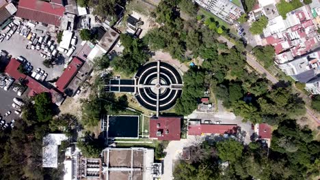 Wasseraufbereitungsanlage-Im-Wald-Von-Chapultepec-In-Mexiko-Stadt